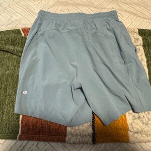 lululemon athletica Men's Sky Blue Athletic Shorts